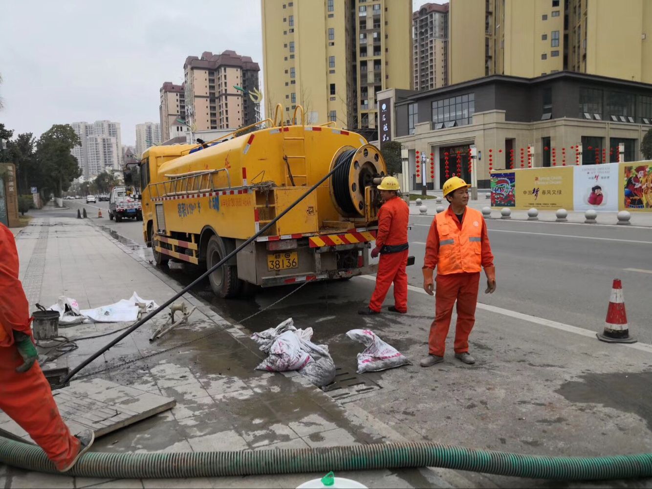 周至排污管道清淤-管道清洗